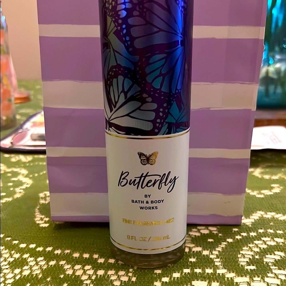 Bath & Body Works Butterfly Fine Fragrance Mist - Blue and Purple